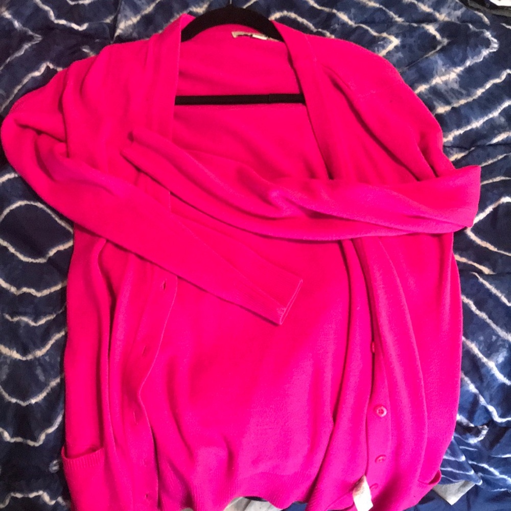 Hot pink forever 21 sweater